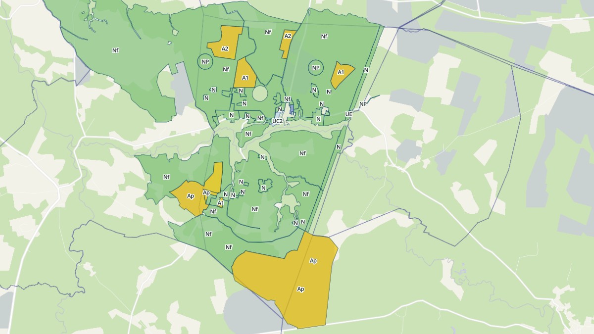 Aperçu cartographique de Belhade, centré sur la commune
