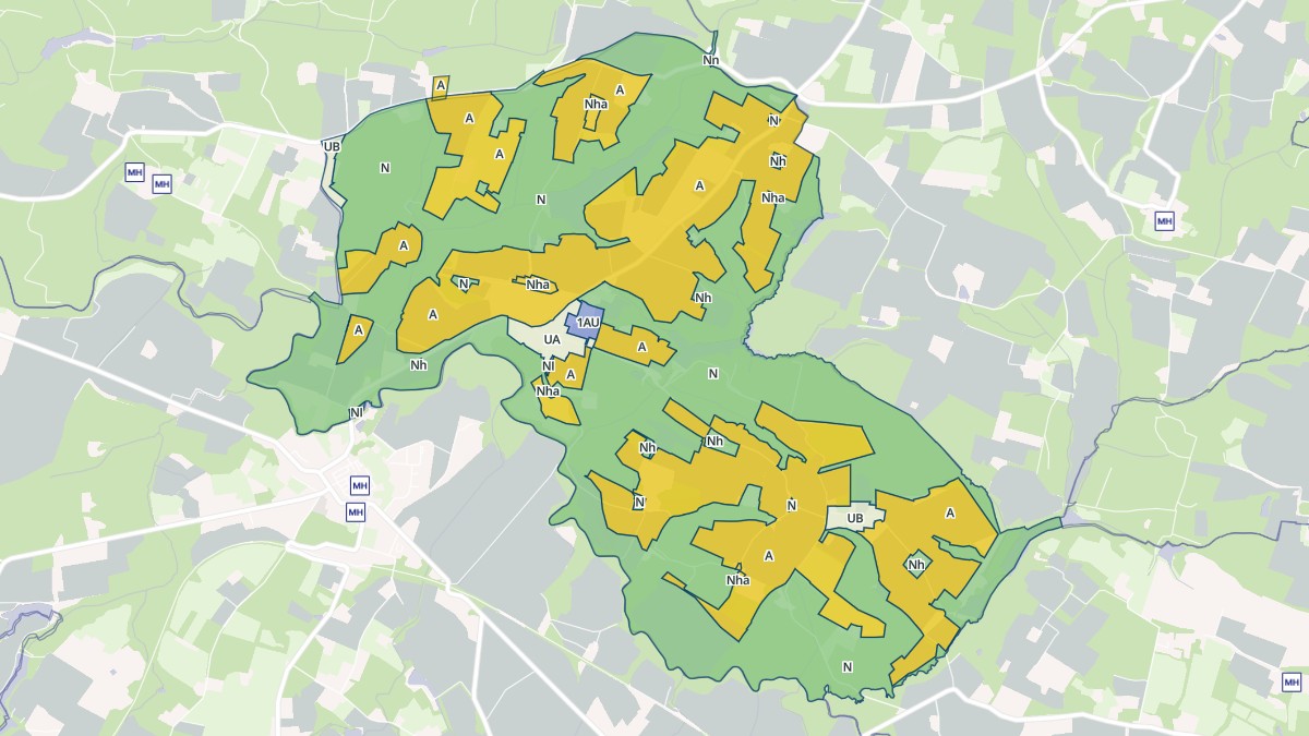 Aperçu cartographique de Betbezer-d'Armagnac, centré sur la commune