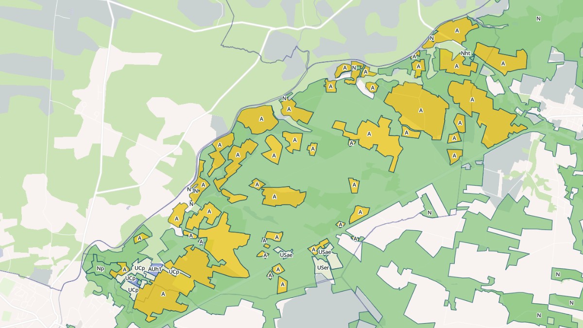 Aperçu cartographique de Carcarès-Sainte-Croix, centré sur la commune