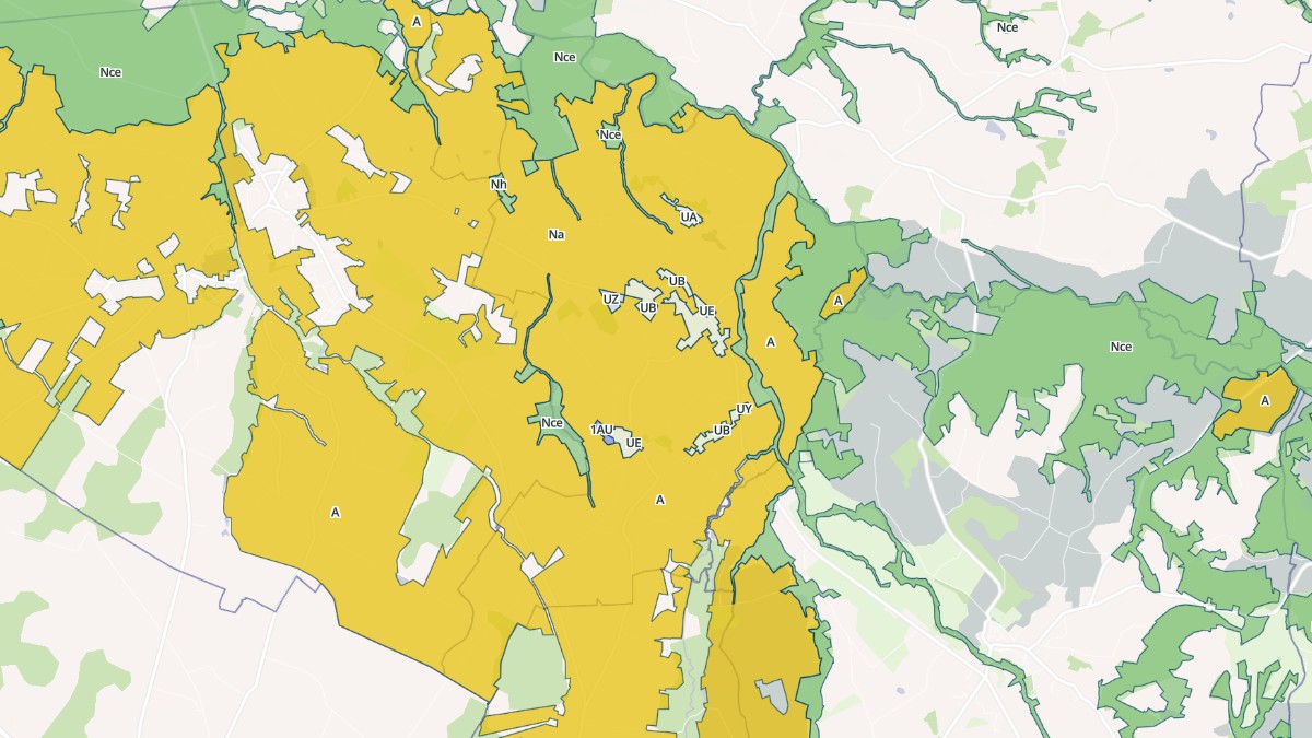 Aperçu cartographique de Castel-Sarrazin, centré sur la commune