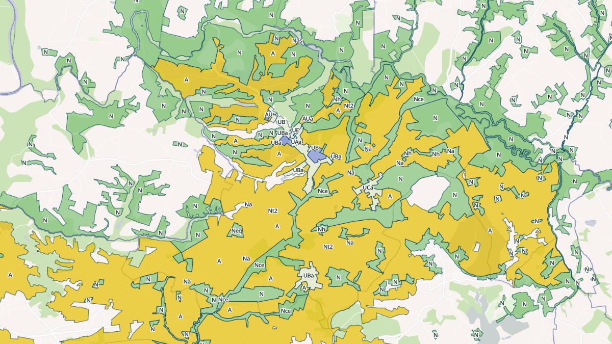 Aperçu cartographique de Gamarde-les-Bains, centré sur la commune