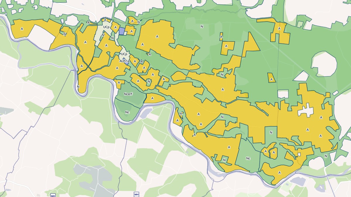 Aperçu cartographique de Gouts, centré sur la commune