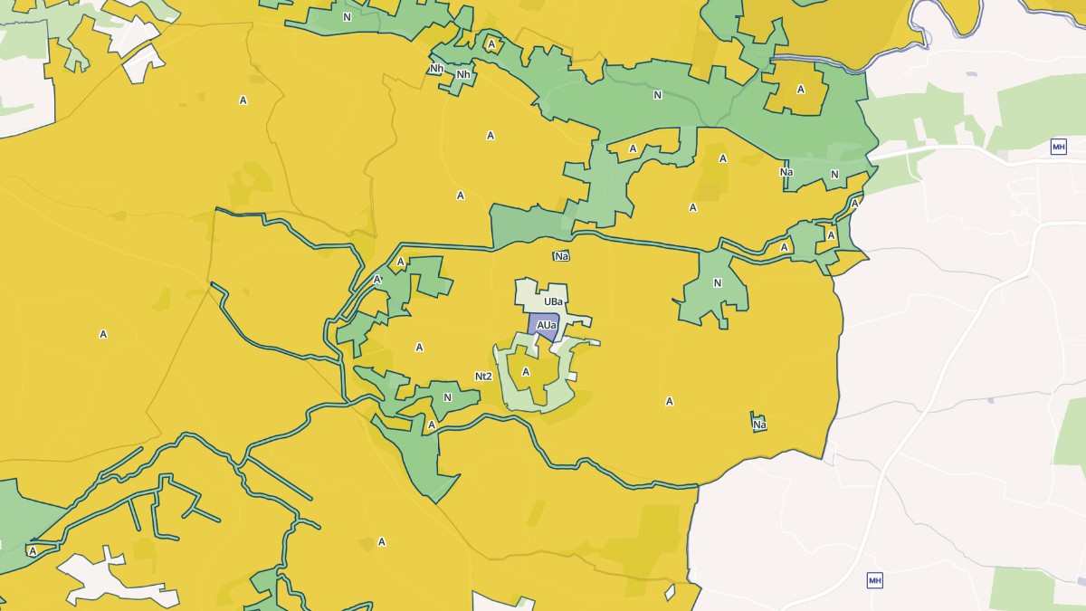 Aperçu cartographique de Hauriet, centré sur la commune