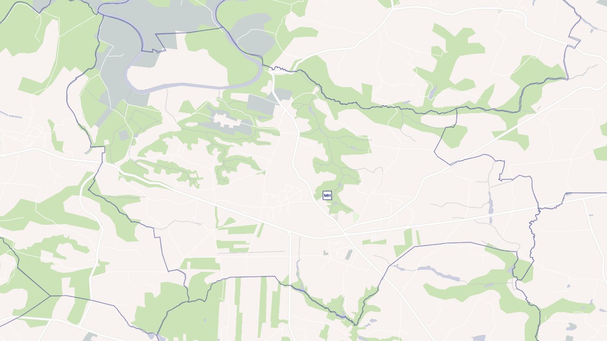Aperçu cartographique de Hinx, centré sur la commune