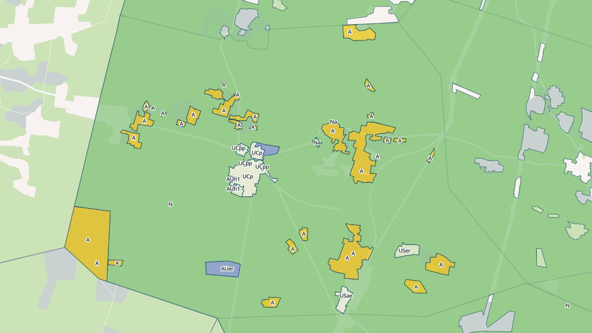 Aperçu cartographique de Laluque, centré sur la commune