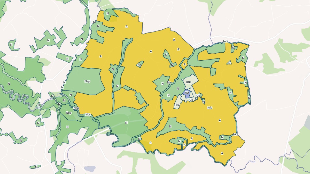 Aperçu cartographique de Lourquen, centré sur la commune