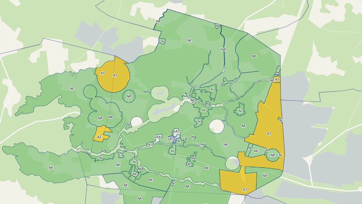 Aperçu cartographique de Mano, centré sur la commune