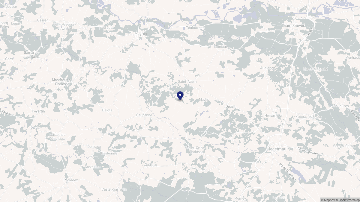 Aperçu cartographique de Maylis, centré sur la commune