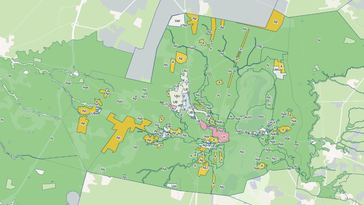 Aperçu cartographique de Morcenx-la-Nouvelle, centré sur la commune