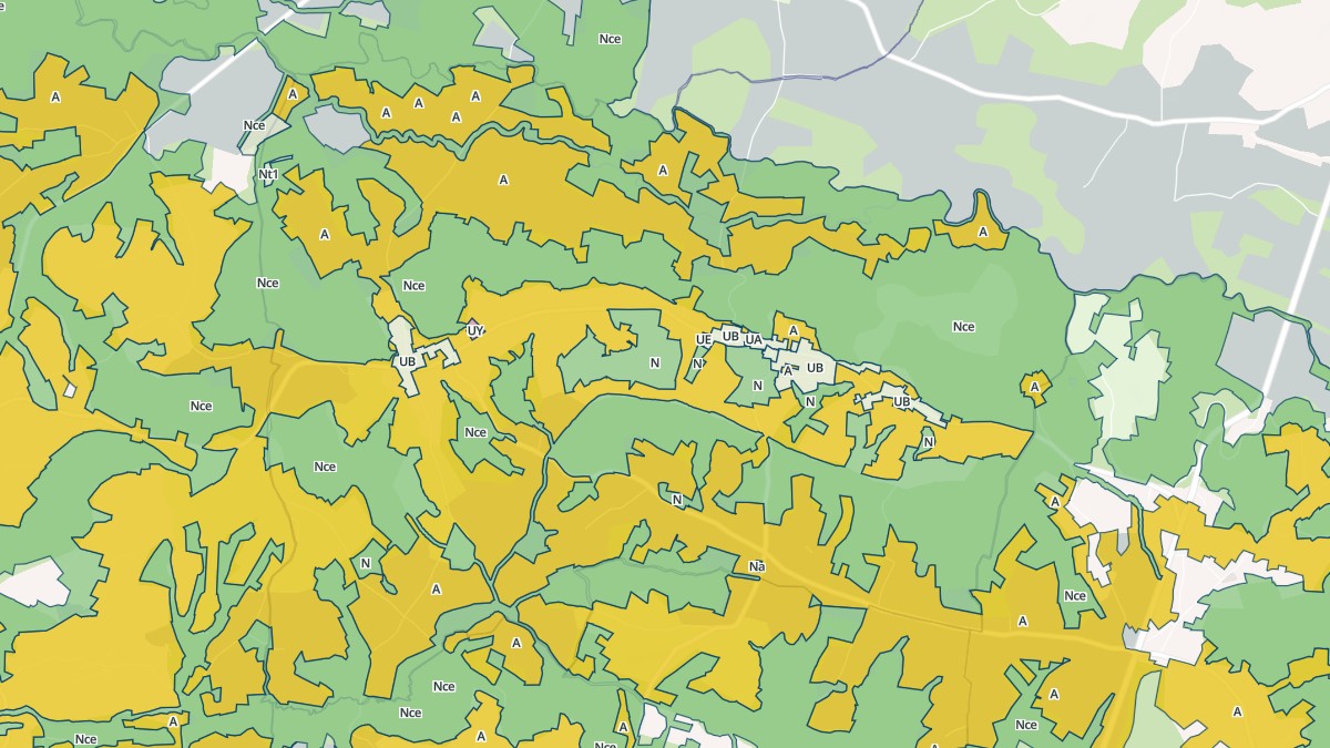Aperçu cartographique de Nassiet, centré sur la commune