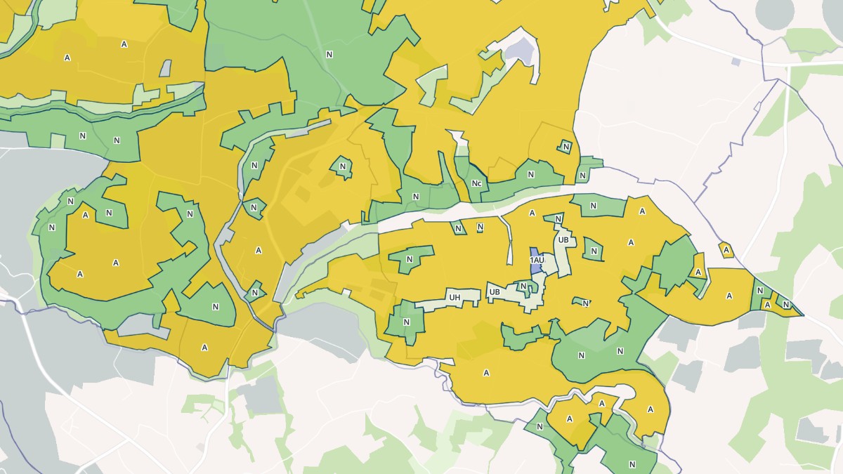 Aperçu cartographique de Sarraziet, centré sur la commune