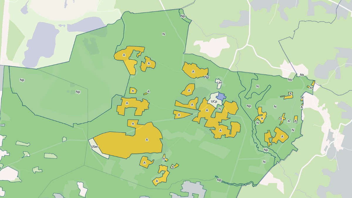 Aperçu cartographique de Villenave, centré sur la commune