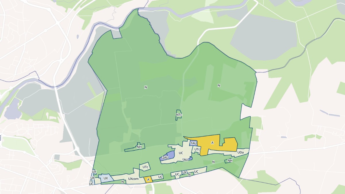 Aperçu cartographique de Yzosse, centré sur la commune