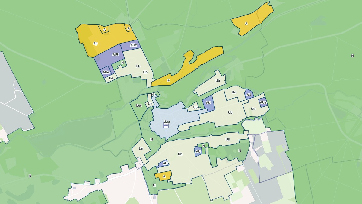 Aperçu cartographique de Bracieux, centré sur la commune