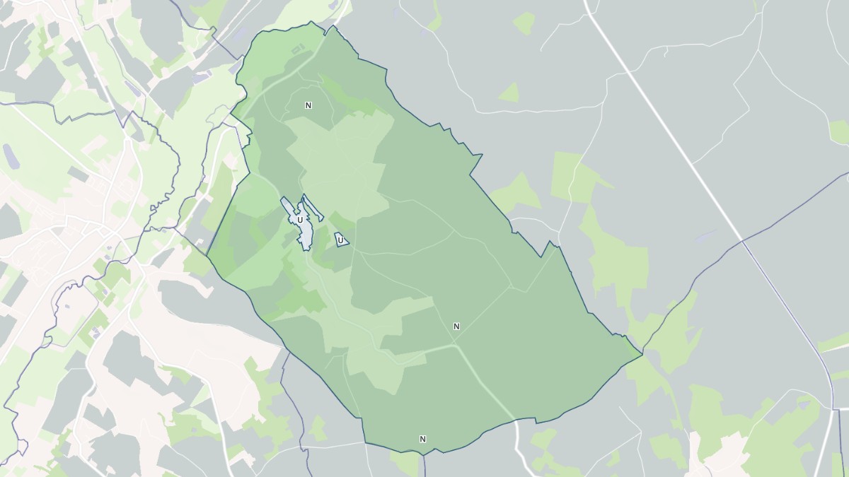 Aperçu cartographique de Cellé, centré sur la commune