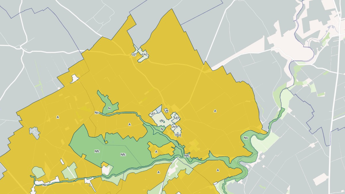 Aperçu cartographique de Champigny-en-Beauce, centré sur la commune