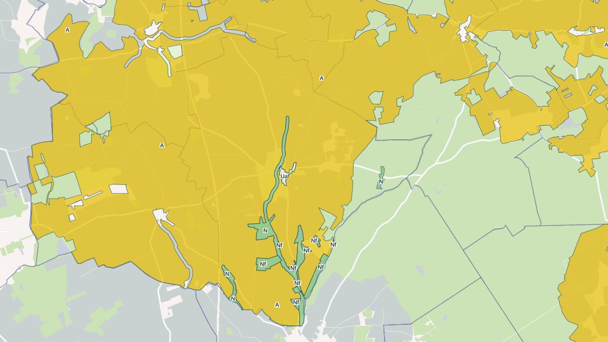 Aperçu cartographique de Chauvigny-du-Perche, centré sur la commune