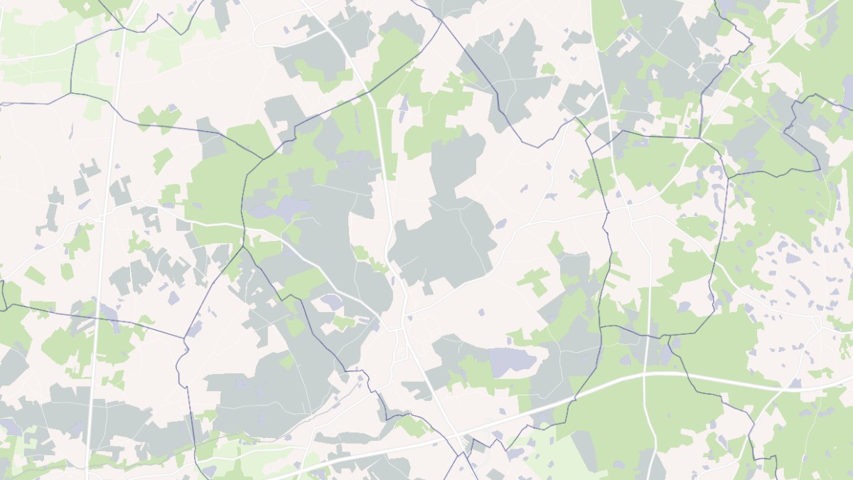 Aperçu cartographique de Chémery, centré sur la commune