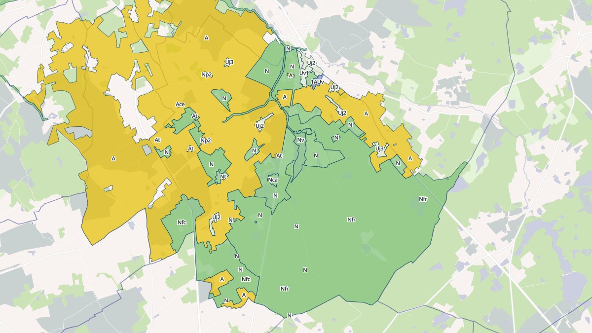 Aperçu cartographique de Cheverny, centré sur la commune