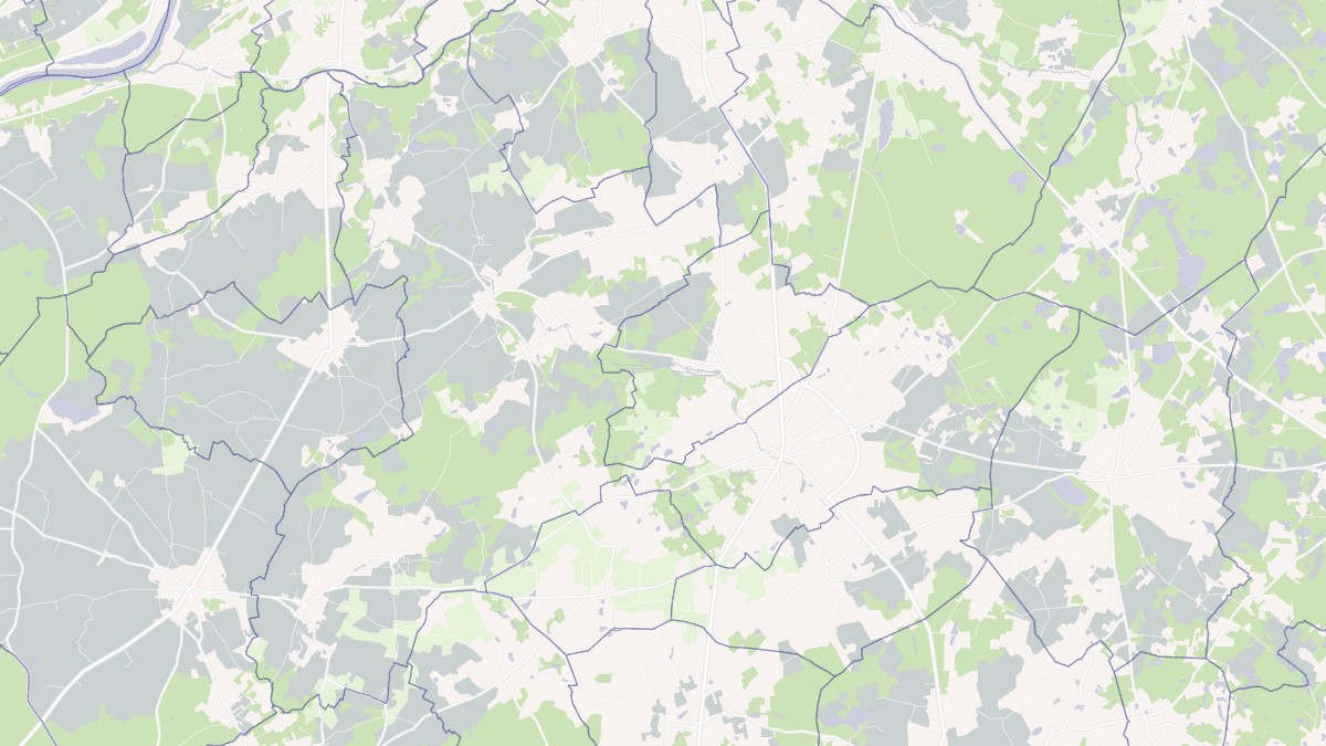 Aperçu cartographique de Le Controis-en-Sologne, centré sur la commune