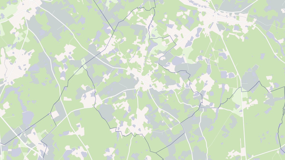 Aperçu cartographique de Courmemin, centré sur la commune
