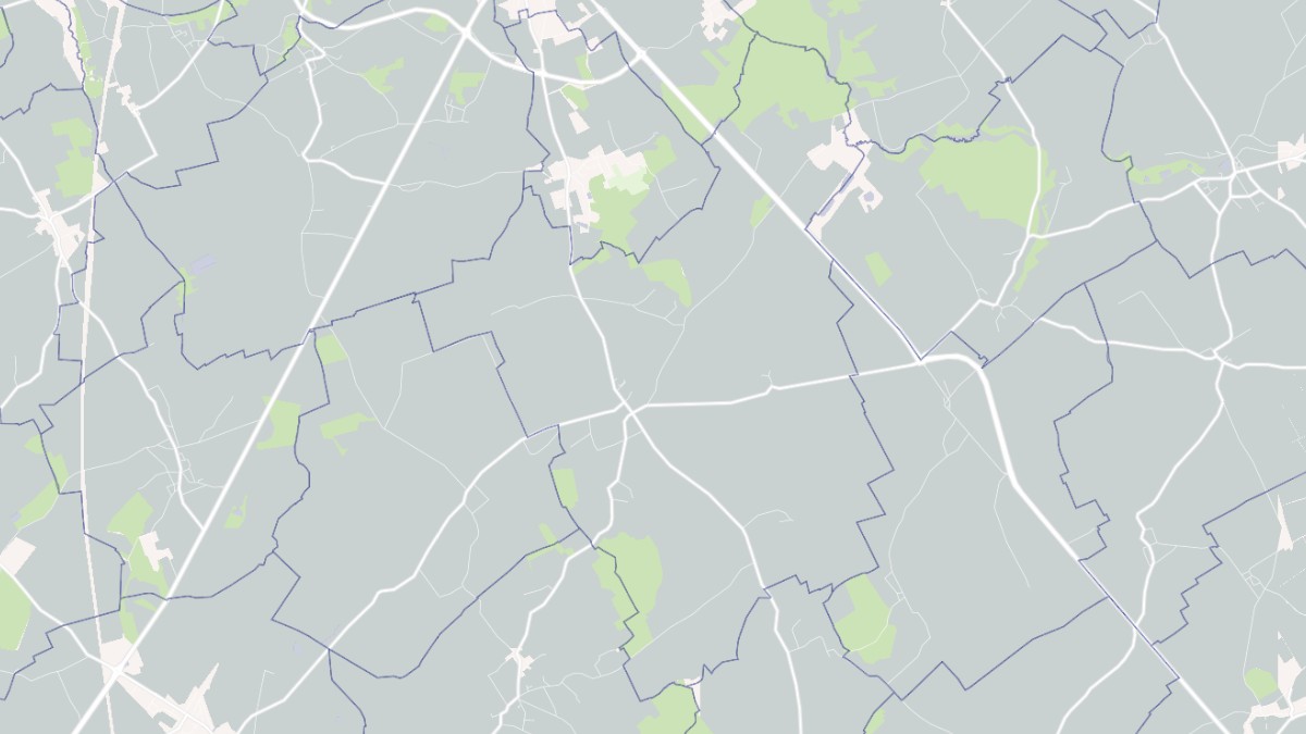 Aperçu cartographique de Crucheray, centré sur la commune