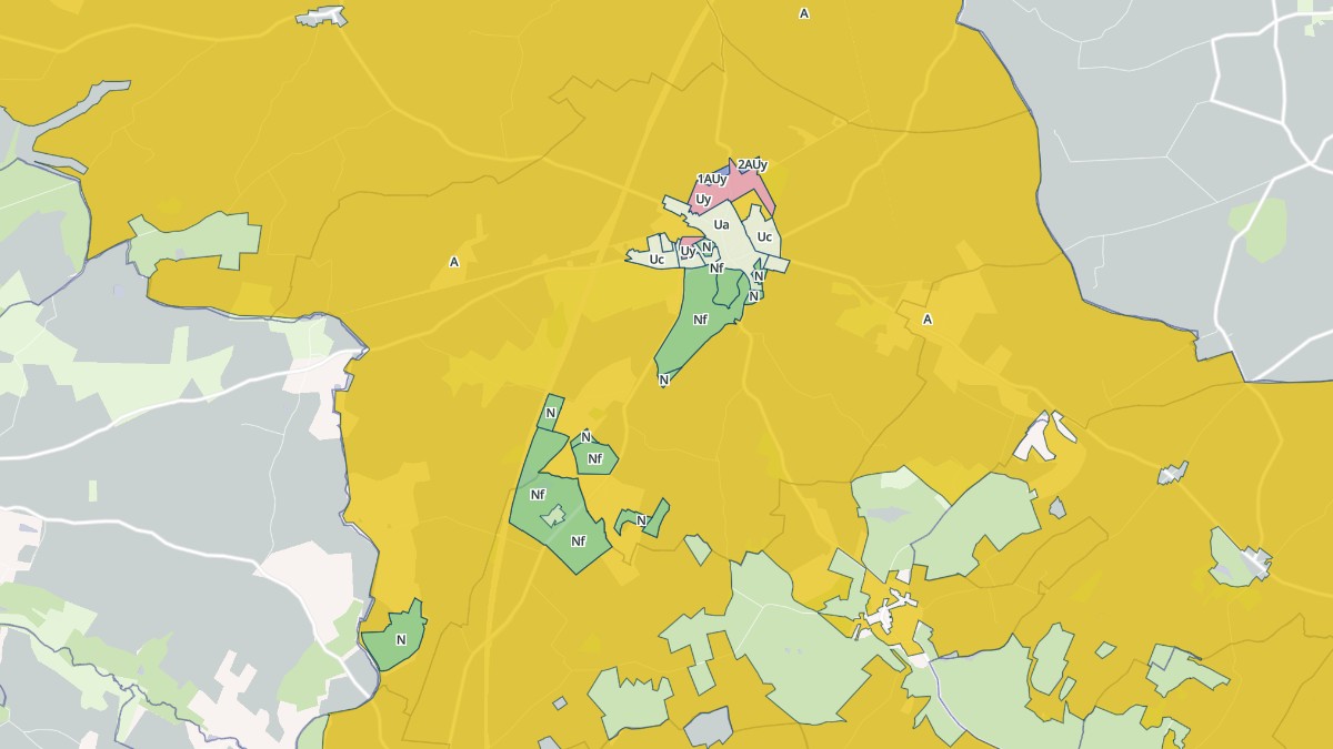 Aperçu cartographique de Droué, centré sur la commune