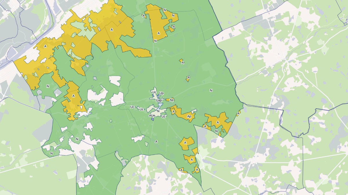 Aperçu cartographique de La Ferté-Saint-Cyr, centré sur la commune