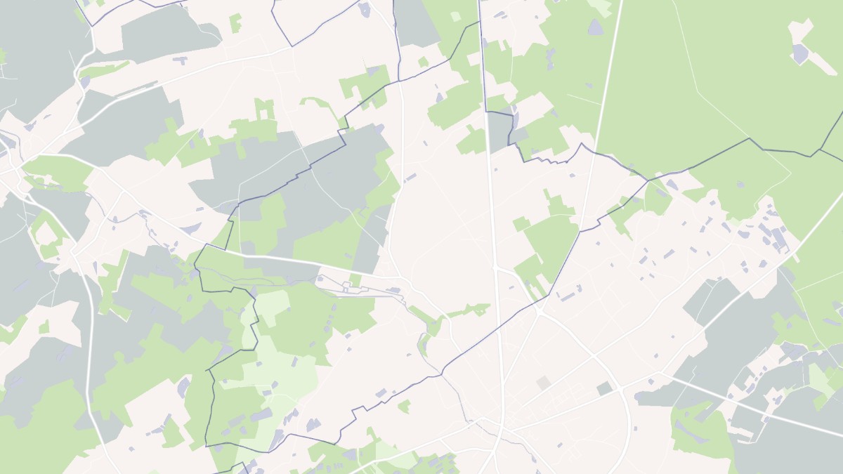 Aperçu cartographique de Fresnes, centré sur la commune