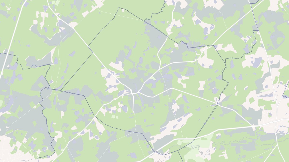 Aperçu cartographique de Loreux, centré sur la commune