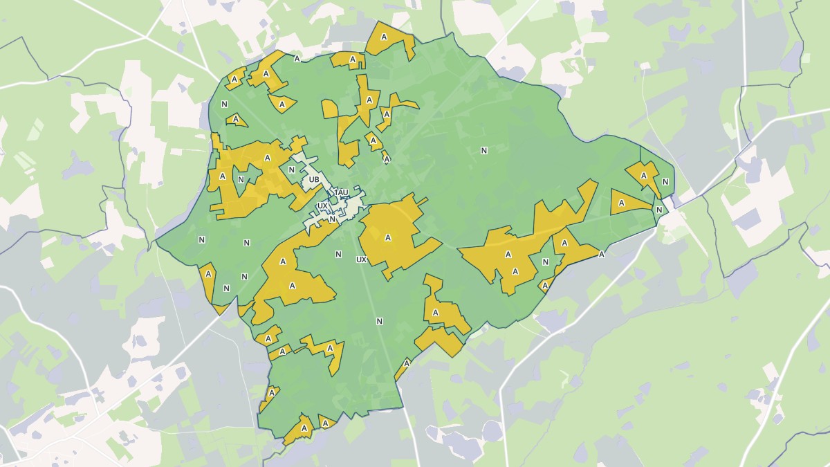 Aperçu cartographique de La Marolle-en-Sologne, centré sur la commune