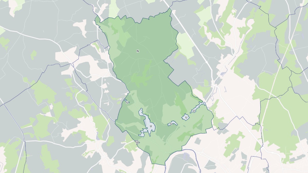 Aperçu cartographique de Mazangé, centré sur la commune