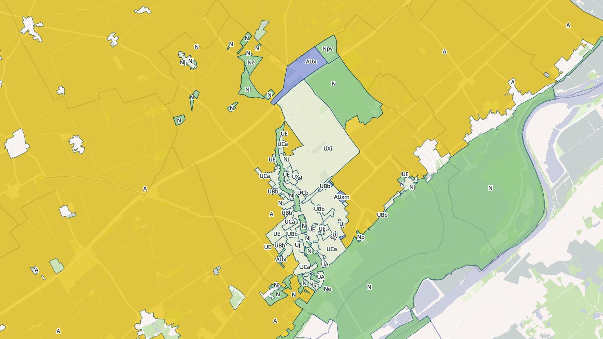 Aperçu cartographique de Mer, centré sur la commune