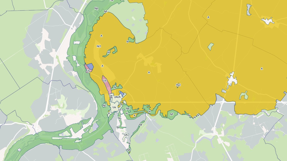 Aperçu cartographique de Morée, centré sur la commune