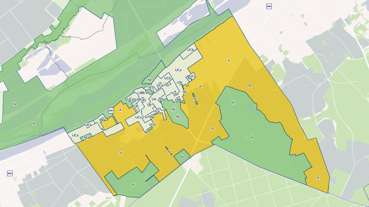 Aperçu cartographique de Muides-sur-Loire, centré sur la commune