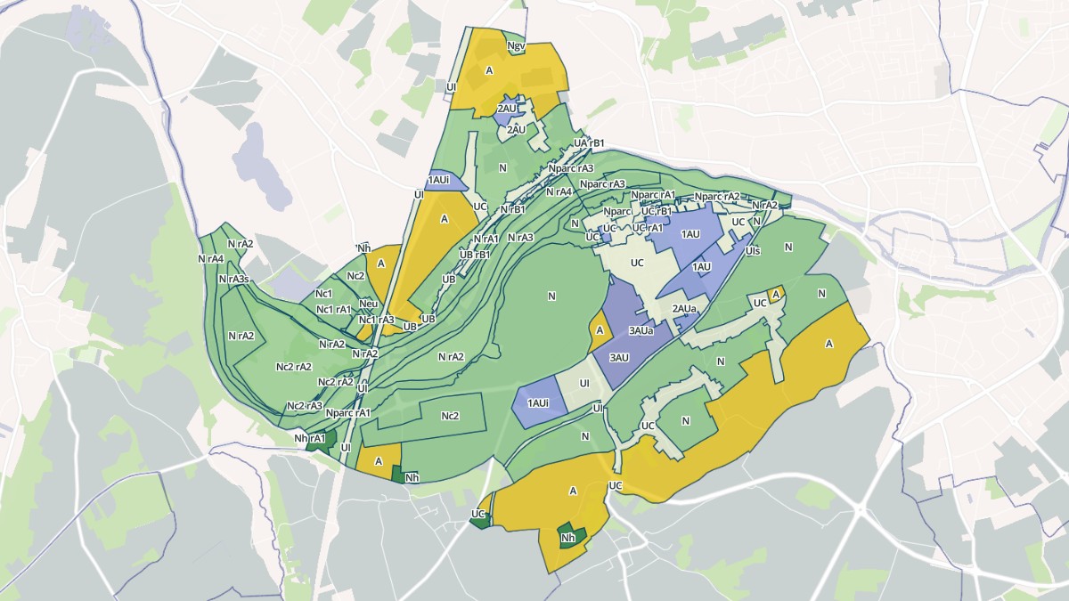 Aperçu cartographique de Naveil, centré sur la commune