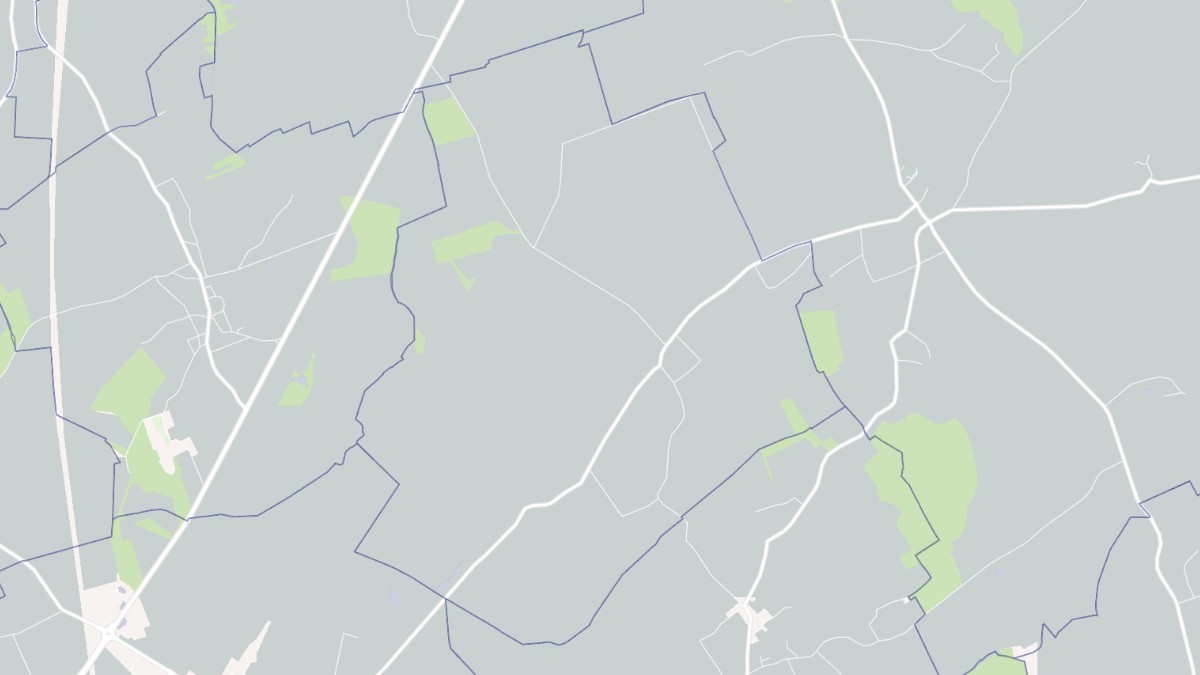 Aperçu cartographique de Nourray, centré sur la commune