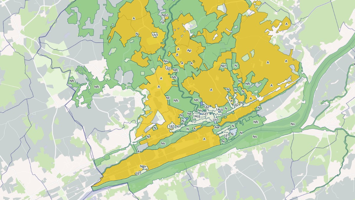 Aperçu cartographique de Veuzain-sur-Loire, centré sur la commune