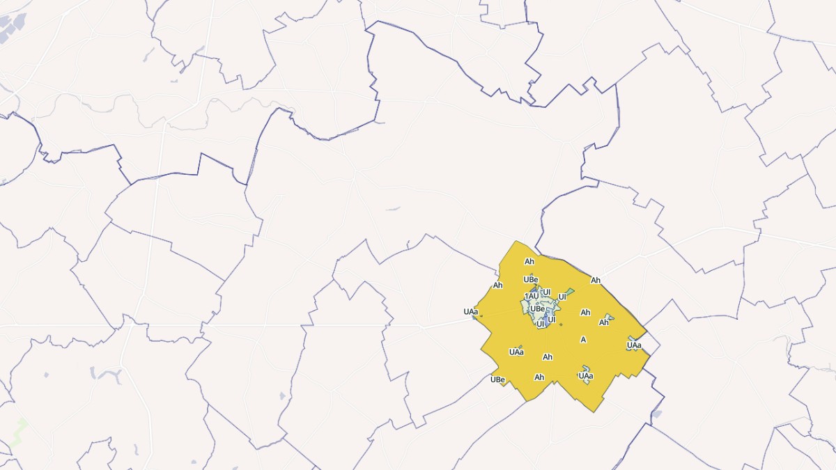 Aperçu cartographique de Beauce la Romaine, centré sur la commune