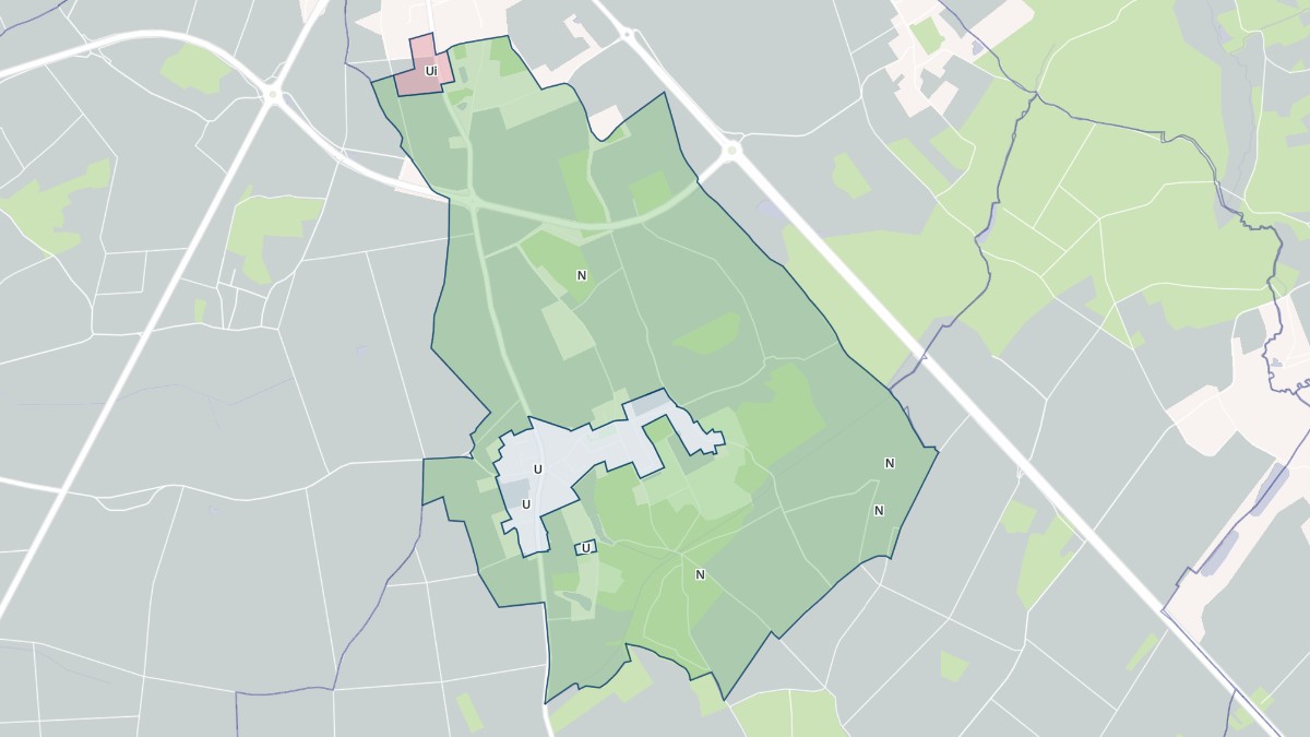 Aperçu cartographique de Sainte-Anne, centré sur la commune