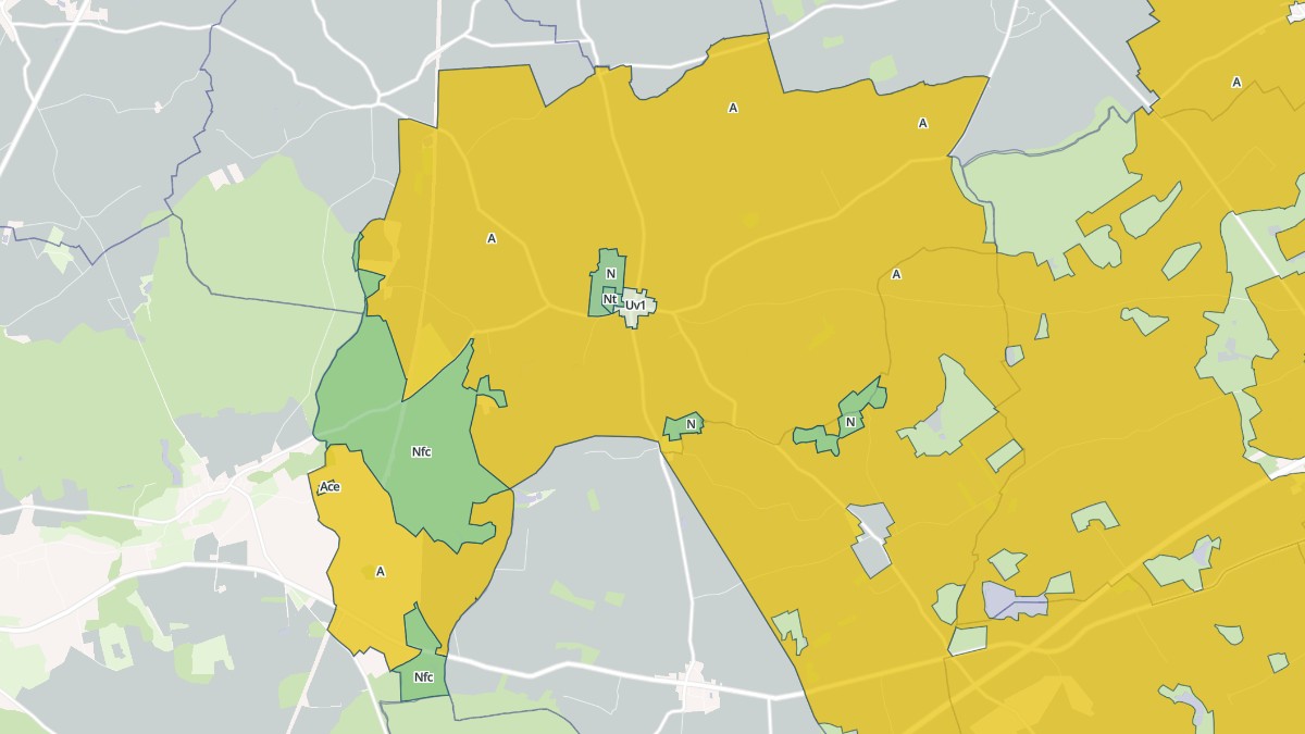 Aperçu cartographique de Saint-Cyr-du-Gault, centré sur la commune