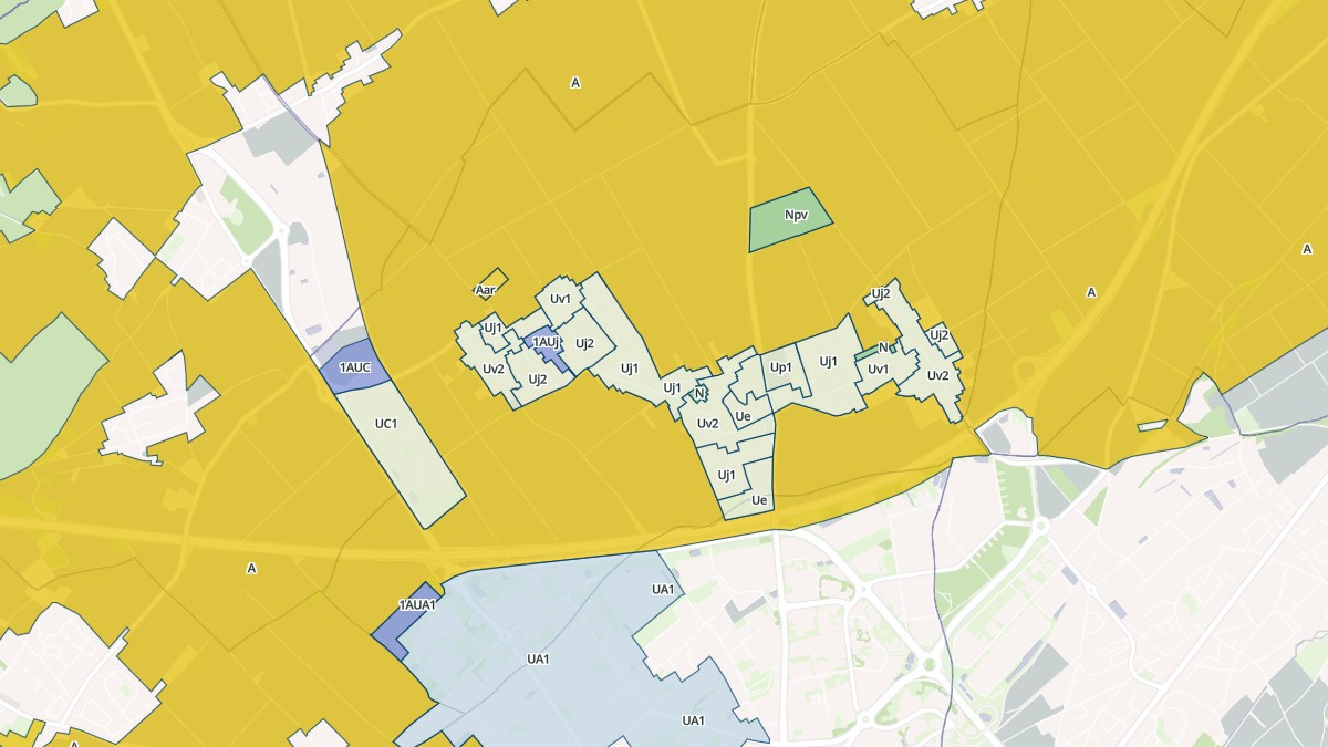 Aperçu cartographique de Villebarou, centré sur la commune