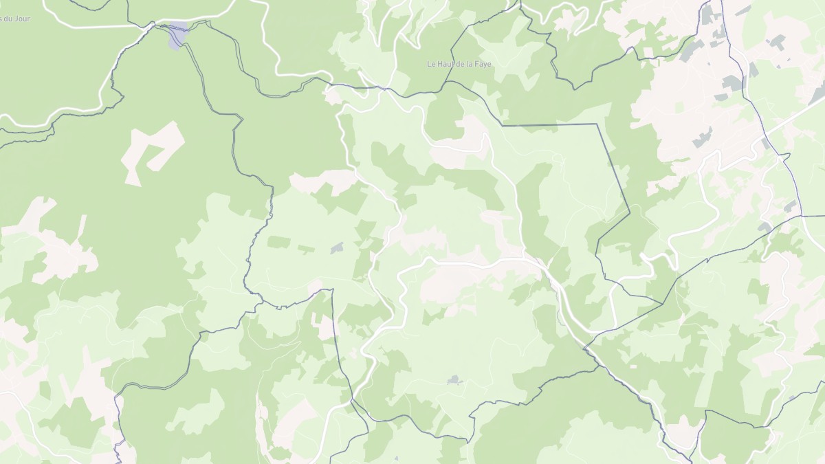 Aperçu cartographique de Cherier, centré sur la commune