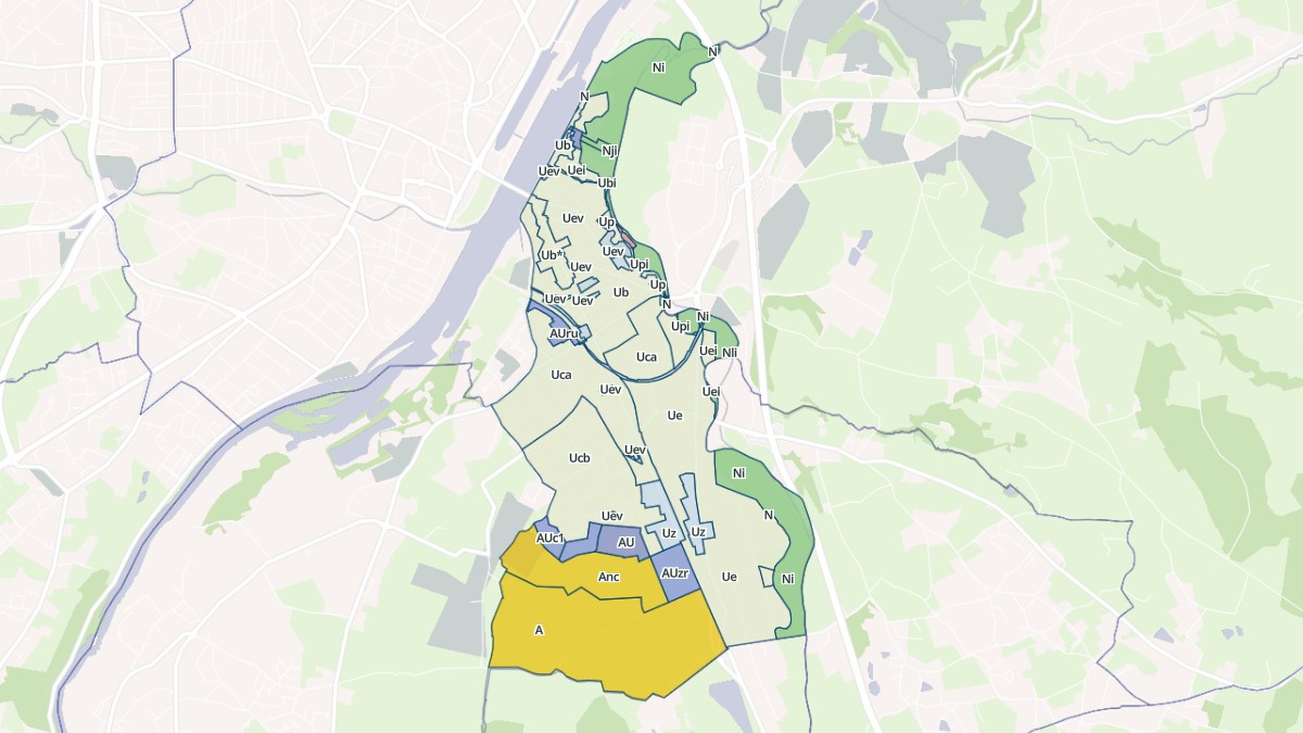 Aperçu cartographique de Le Coteau, centré sur la commune