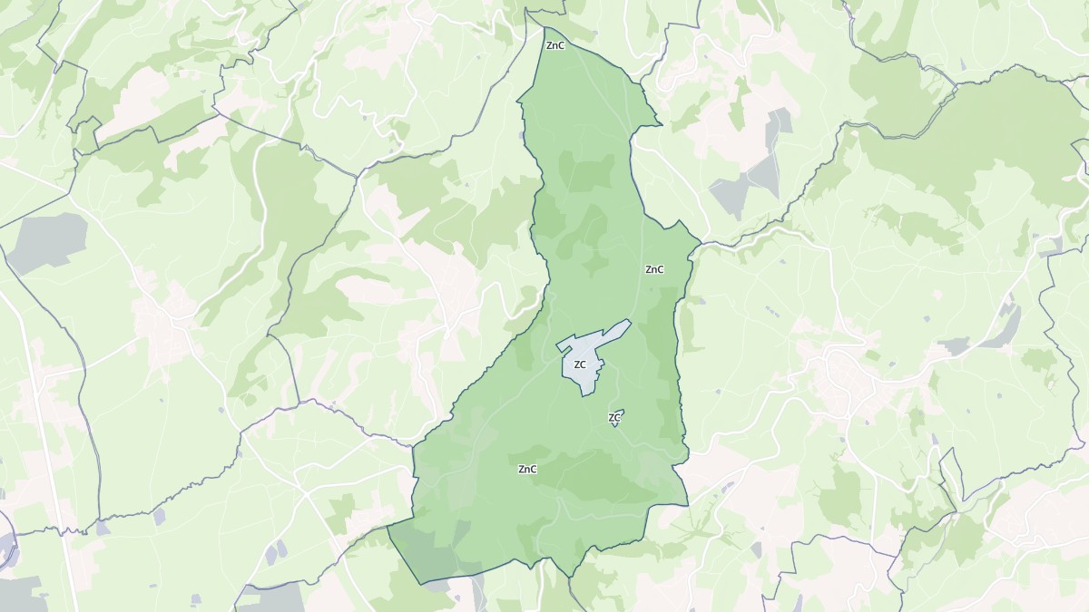 Aperçu cartographique de Cottance, centré sur la commune