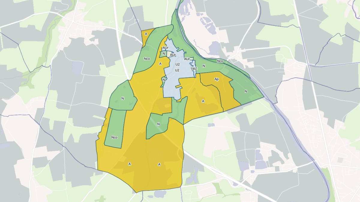 Aperçu cartographique de Craintilleux, centré sur la commune