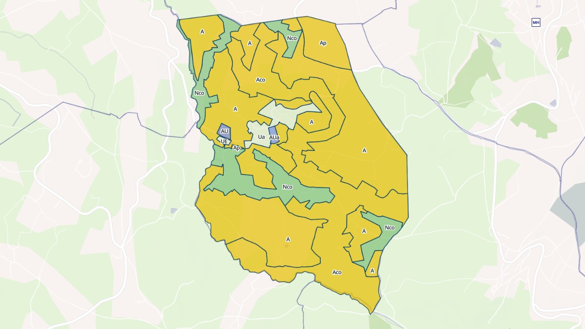 Aperçu cartographique de La Gimond, centré sur la commune