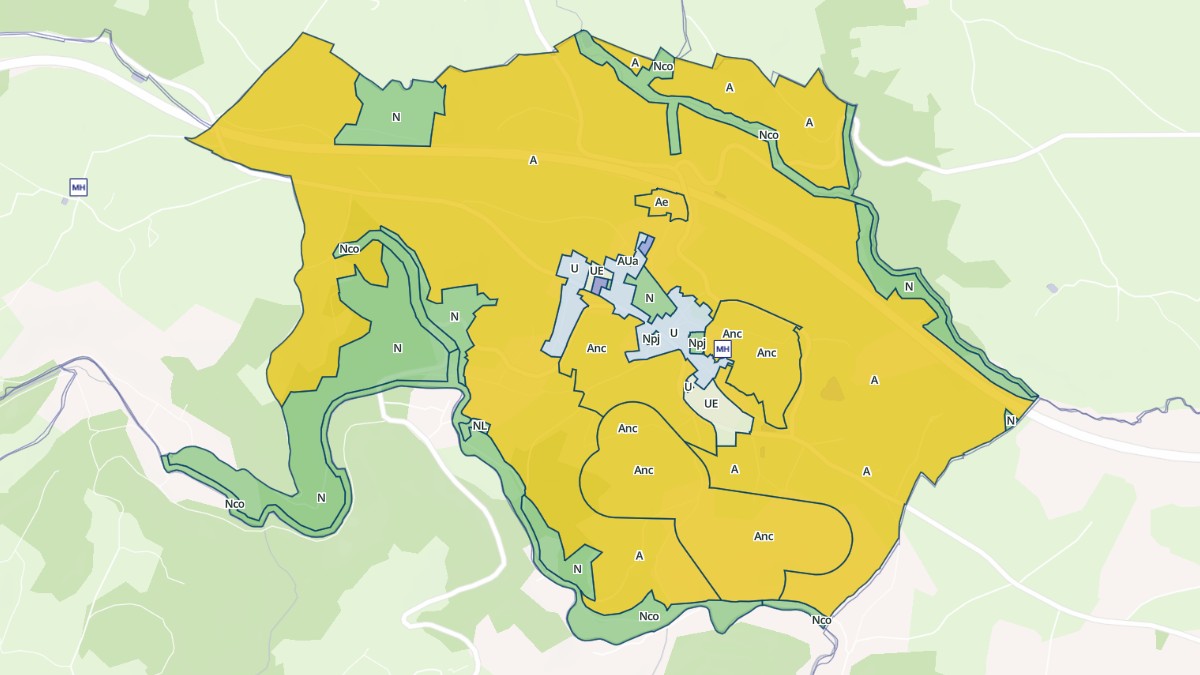 Aperçu cartographique de Grézolles, centré sur la commune