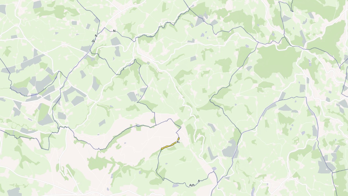 Aperçu cartographique de Jarnosse, centré sur la commune