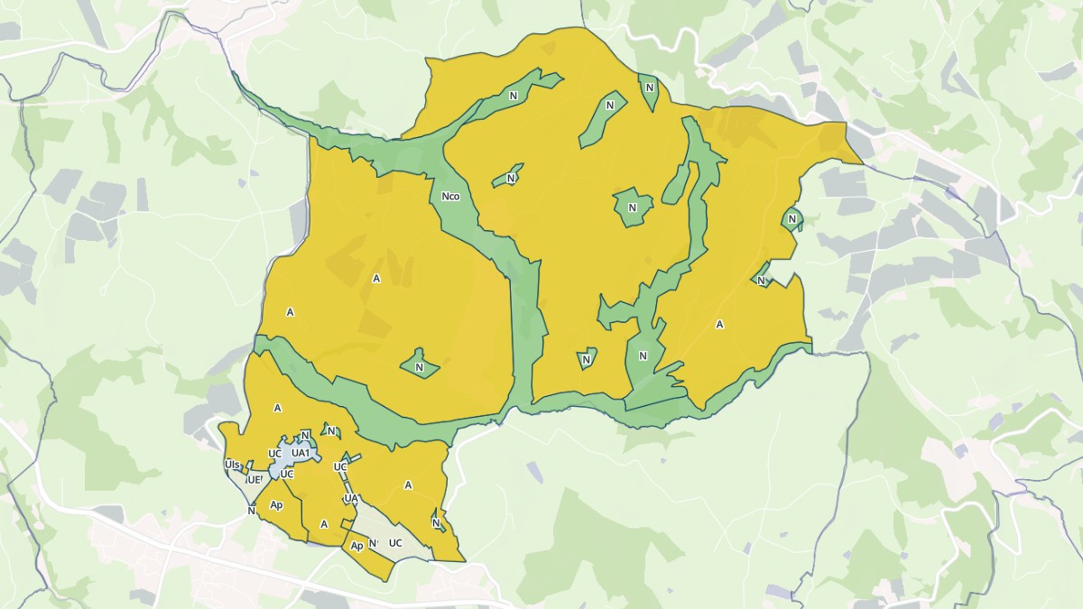 Aperçu cartographique de Lay, centré sur la commune